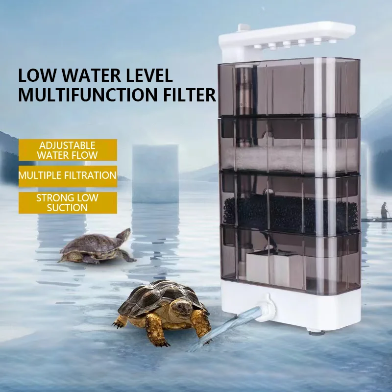 Aquael Filter Fzn - 3-In-1 Akvaryum Sessiz Balık Kaplumbağa Tankı