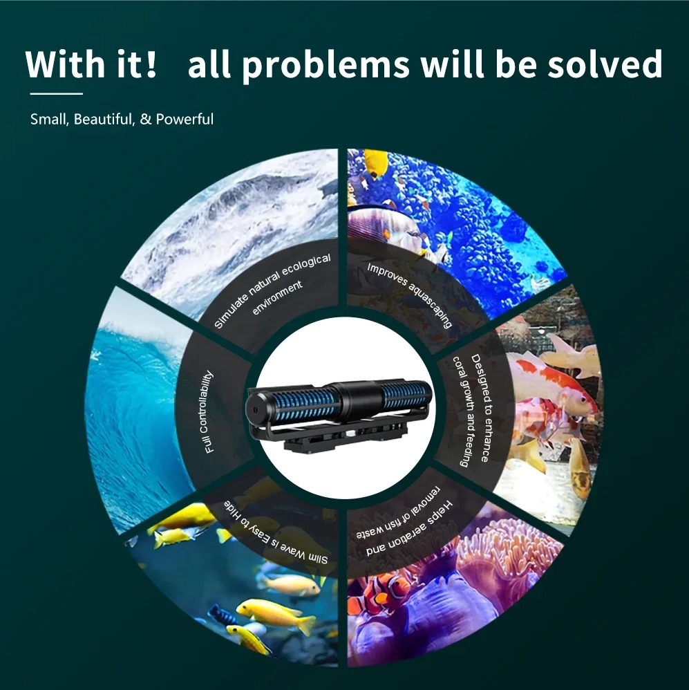 Jebao ECP-M Akıllı Çapraz Akış - Marine Aquarium Wave Maker incelemesi ve fiyatı