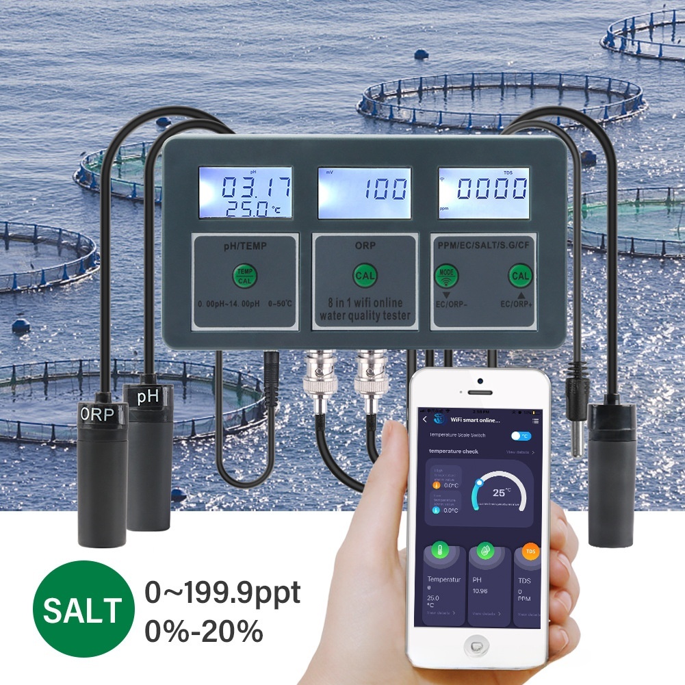 WiFi Su Kalitesi Test Cihazı Ç - Marine Aquarium Orp incelemesi ve fiyatı