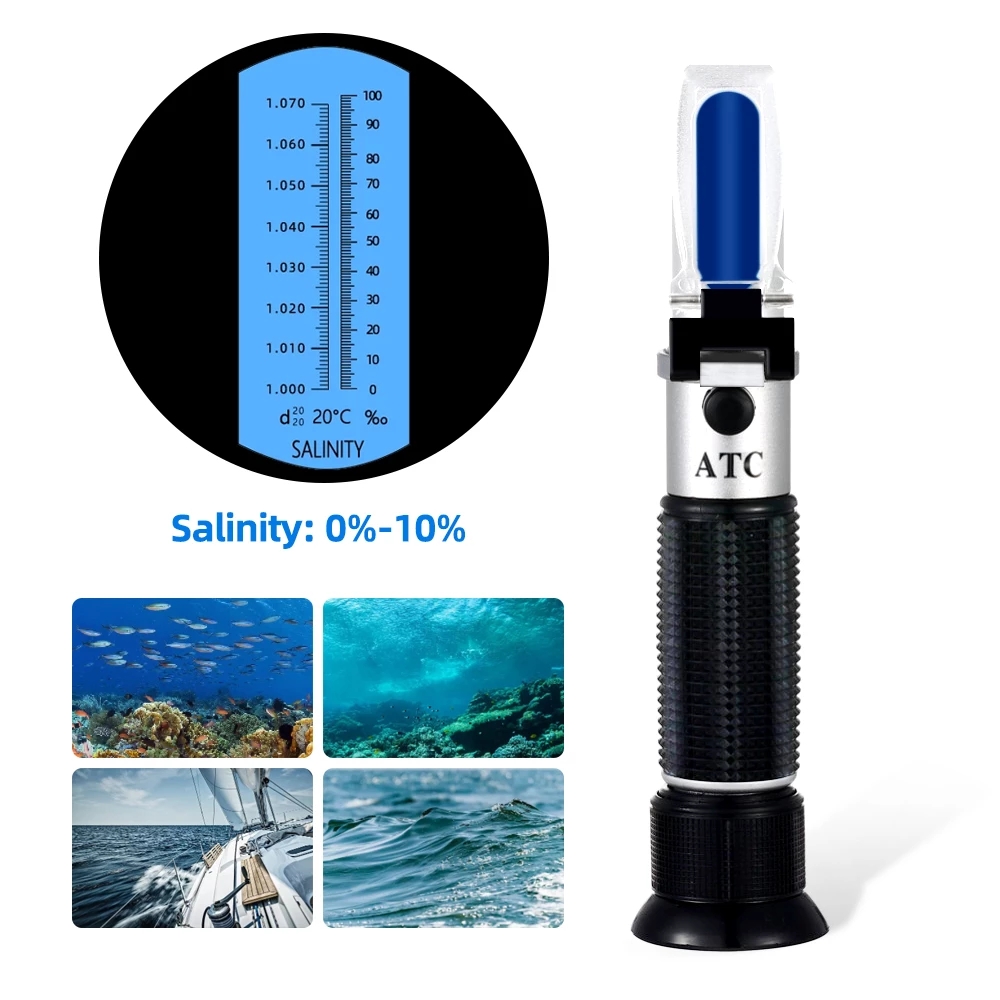 Tuzluluk Refraktometre 0-10% 1 - Aquarium Marine Salt incelemesi ve fiyatı